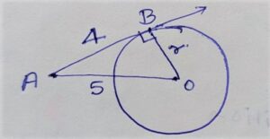 circles exercise 10.2 question no. 6 Diagram class10