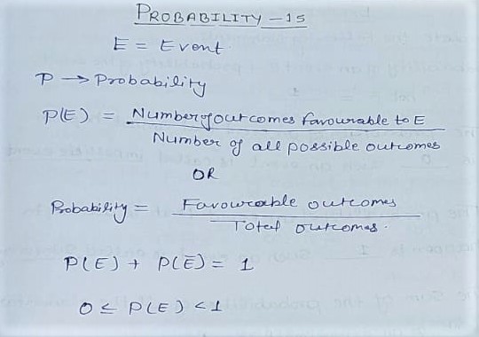 Probability Formula diagram